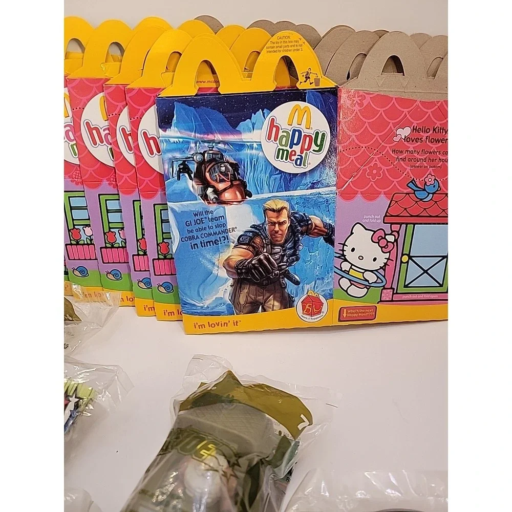 2004‎ McDonalds GI Joe Valor Venom Complete Set 1-8 Sealed w Boxes